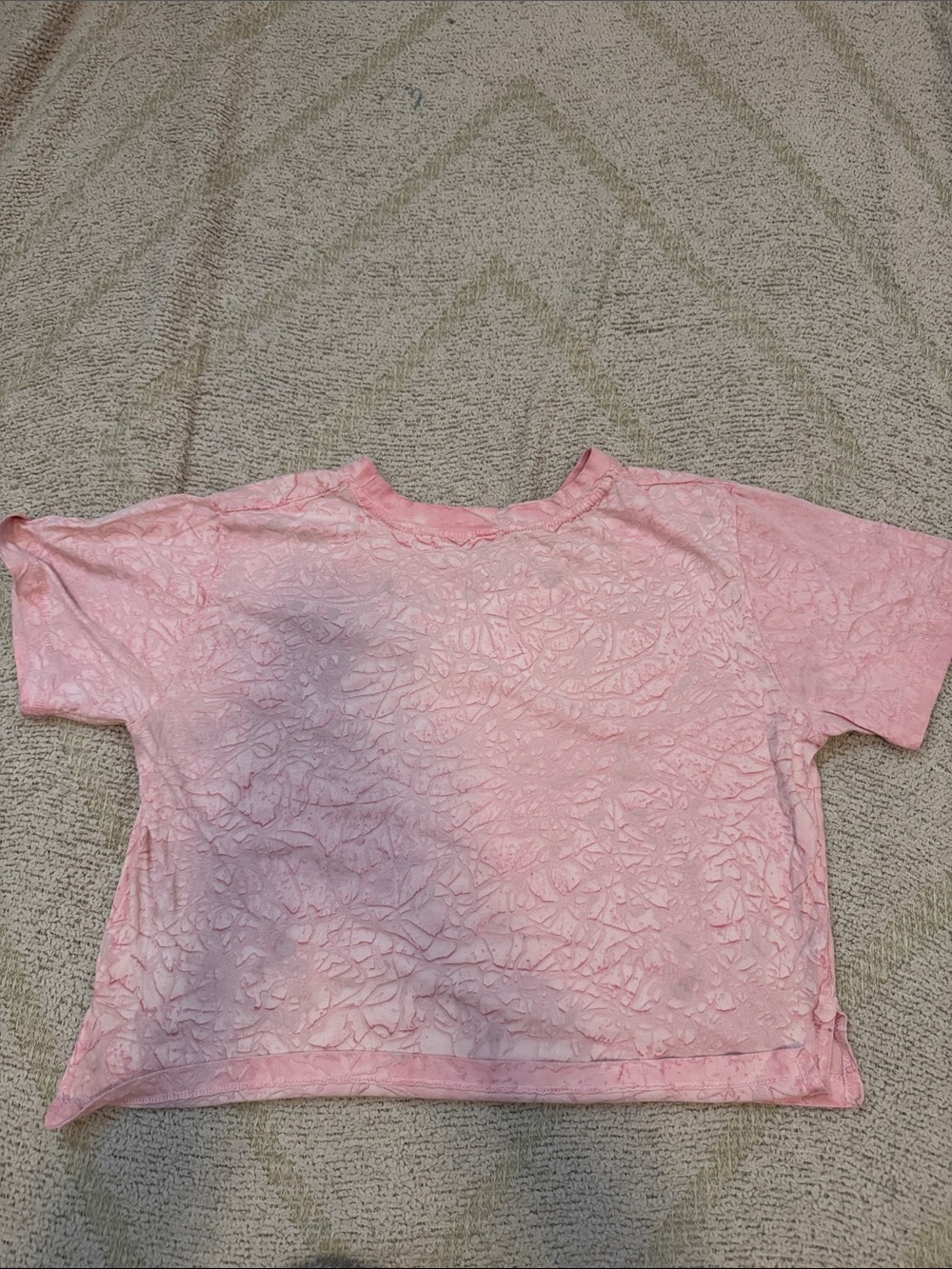 Coastal Carolina Chanticleers Pink Tie Dye Crop T-Shirt Women’s Small - Picture 3 of 3